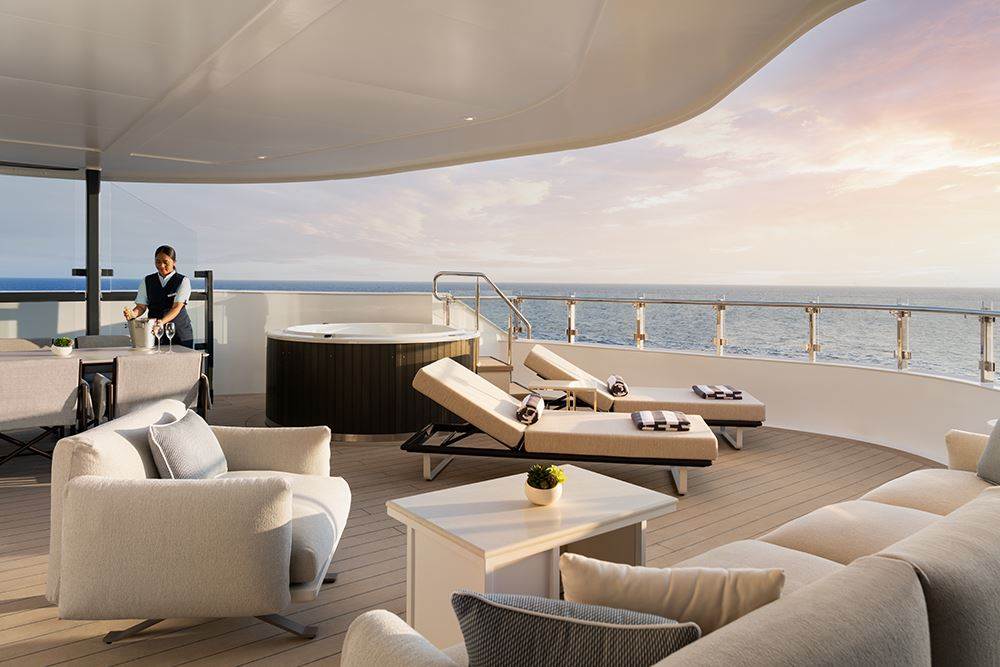ritz suite terrace with personal assistant