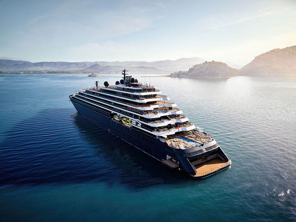 aerial view on ritz carlton yacht